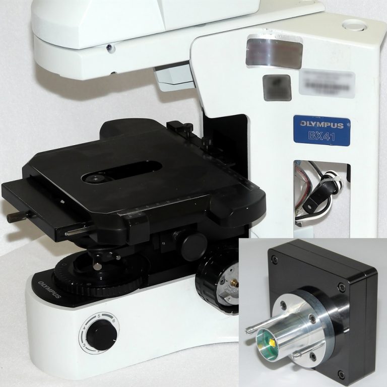 Olympus BX41 microscope with Nanodyne replacement illuminator