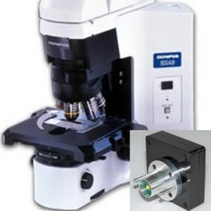Olympus BX45 microscope with Nanodyne replacement illuminator